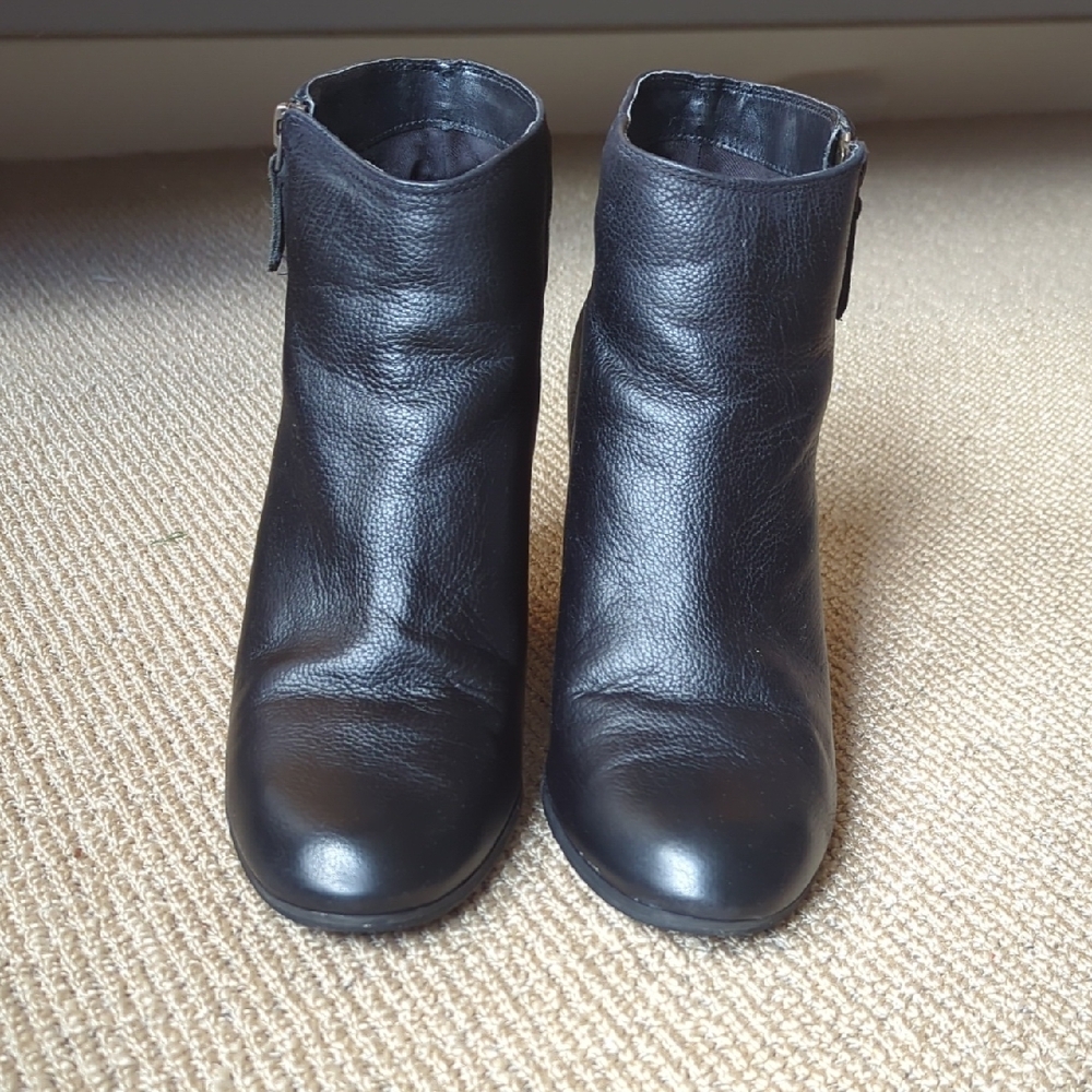 Nordstrom B.P. Women's Black Leather Ankle Boots